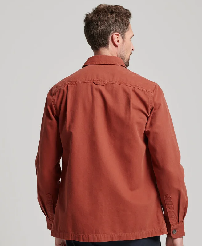 Vintage Canvas Overshirt | Smoked Cinnamon Brown