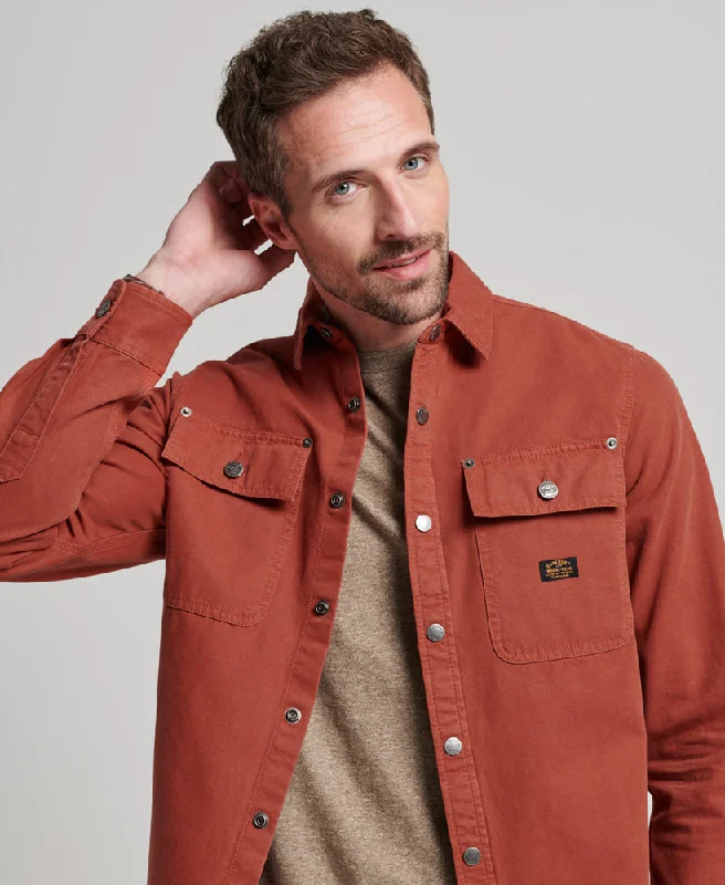 Vintage Canvas Overshirt | Smoked Cinnamon Brown