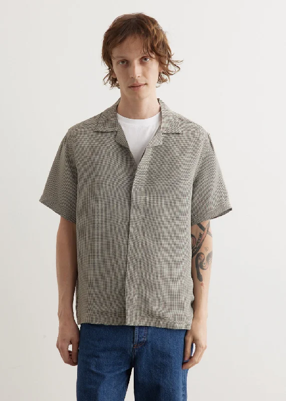 York Mini Houndstooth Short Sleeve Shirt