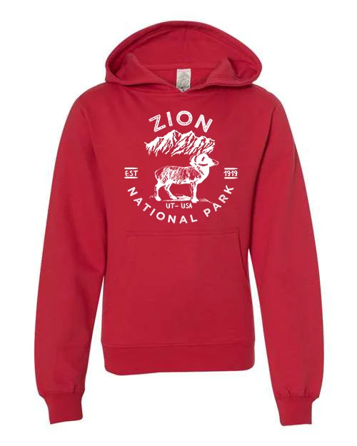 Zion National Park Youth Hoodie Sweatshirt