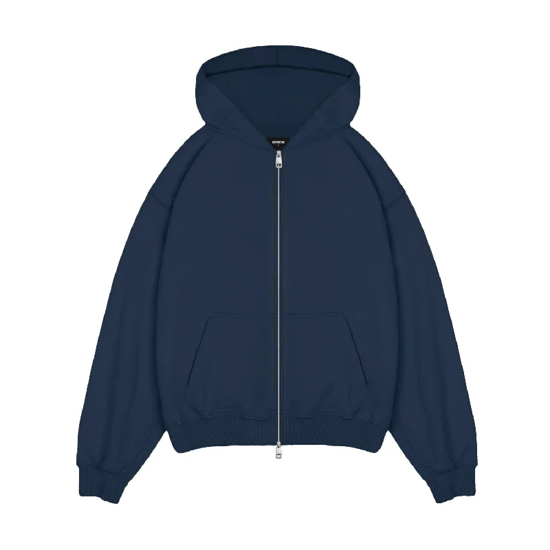 Zip Hoodie - Navy