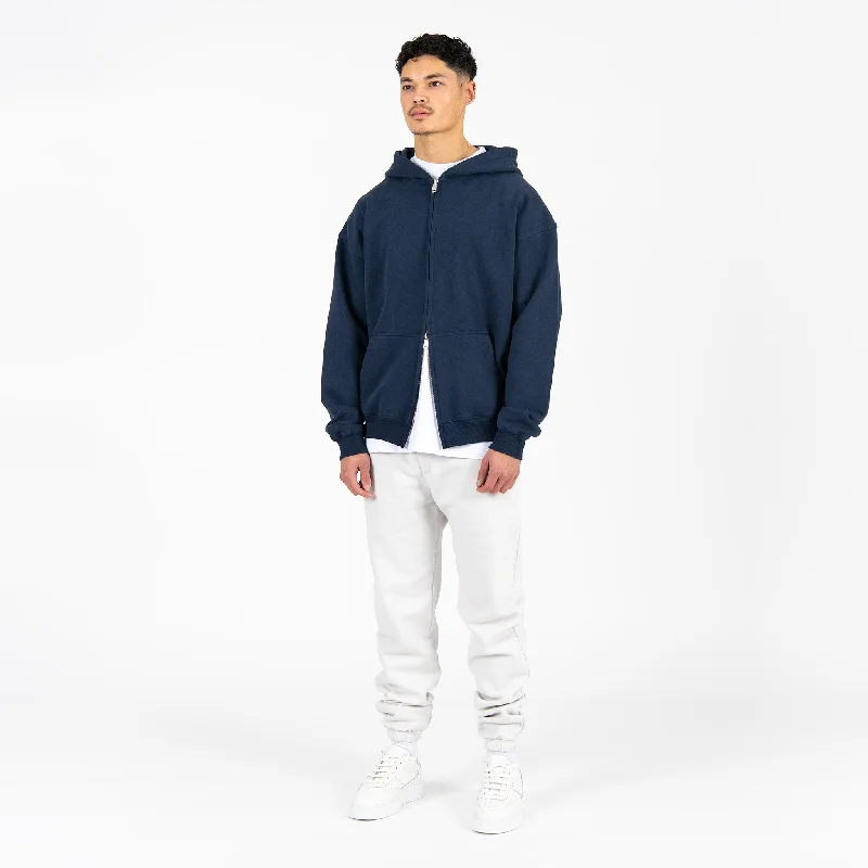 Zip Hoodie - Navy