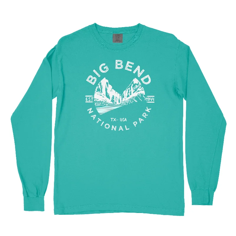 Big Bend Valley National Park Comfort Colors Long Sleeve T Shirt