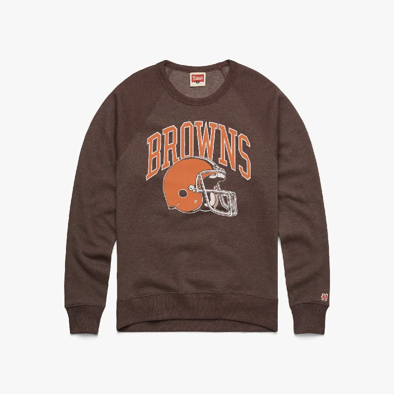 Cleveland Browns Helmet Retro Crewneck