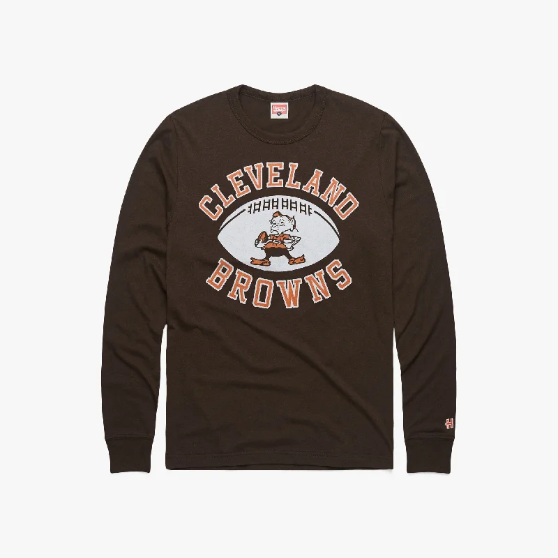 Cleveland Browns Pigskin Long Sleeve Tee