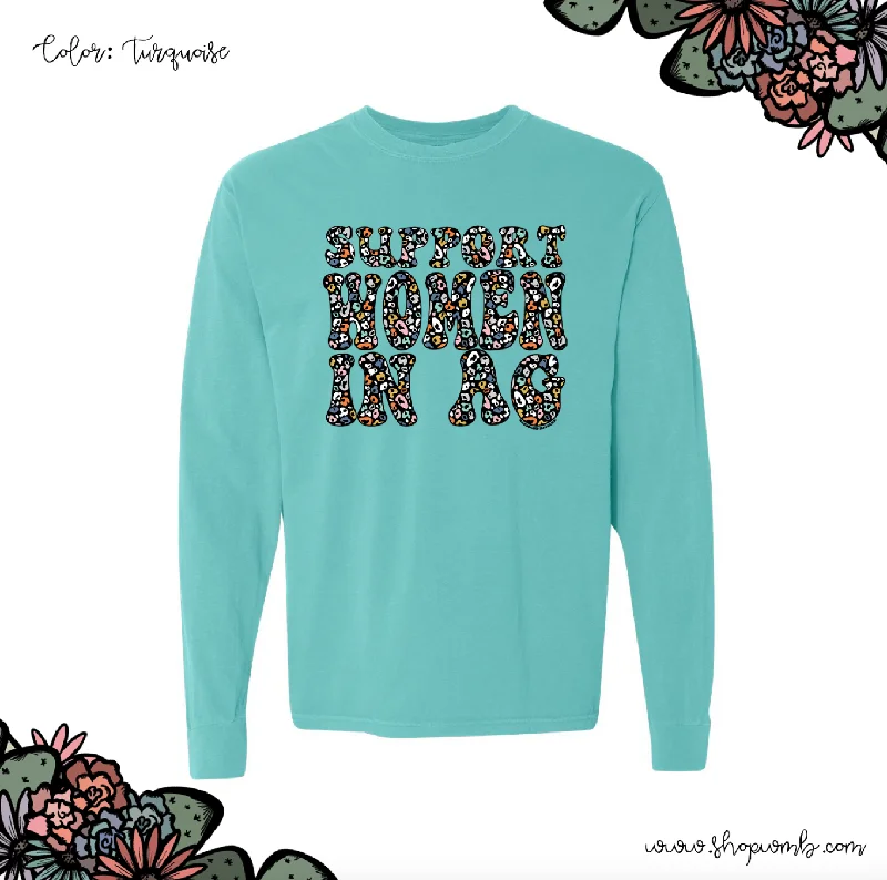 Colorful Cheetah Support Women In AG LONG SLEEVE T-Shirt (S-3XL) - Multiple Colors!