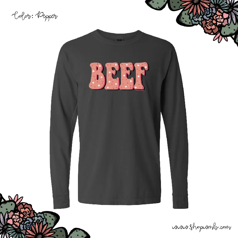 Star Beef LONG SLEEVE T-Shirt (S-3XL) - Multiple Colors!