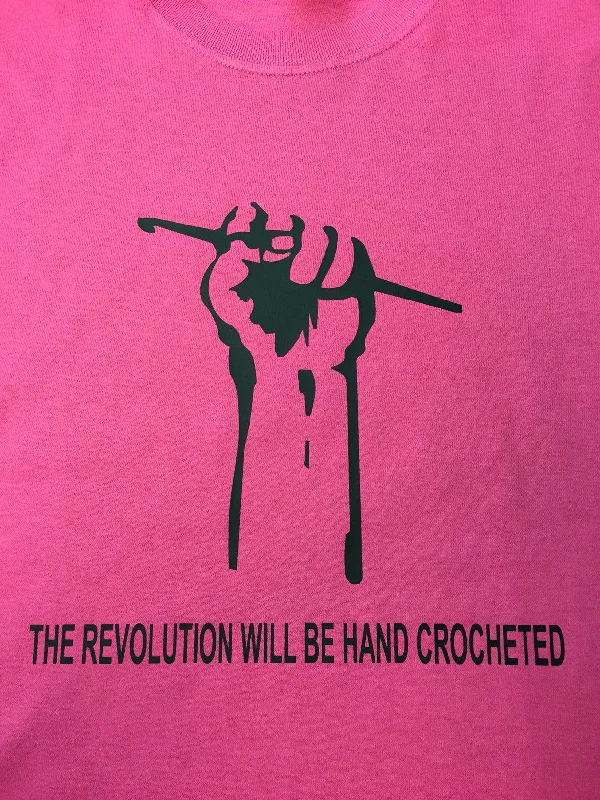 Crochet T-Shirt: The Revolution Will Be Hand Crocheted