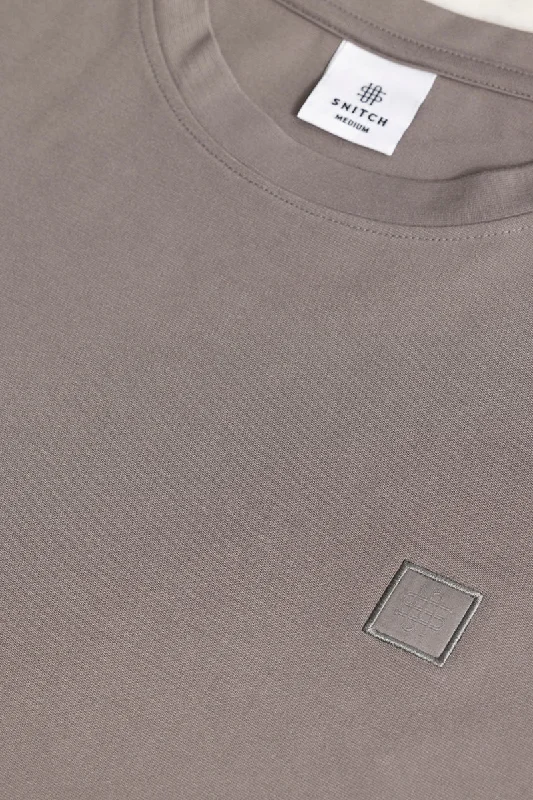 Embroided Logo Grey Sweatshirt