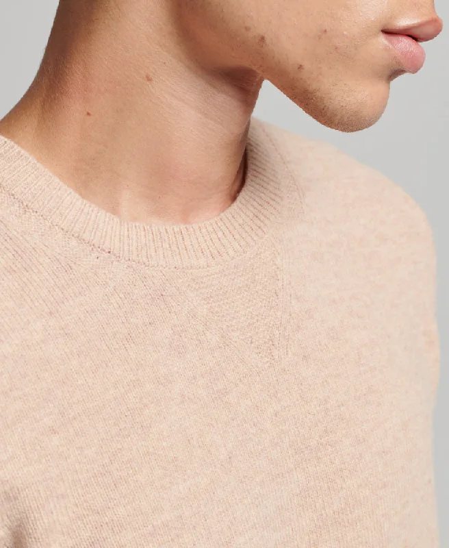 Lambswool Crew Jumper | Moonbeam