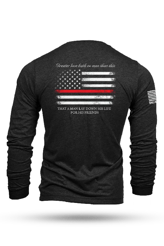 Thin Red Line - Long-Sleeve T-Shirt