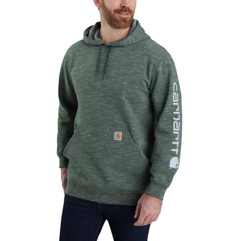 Men's Loose Fit Midweight Logo Sleeve Graphic Sweatshirt