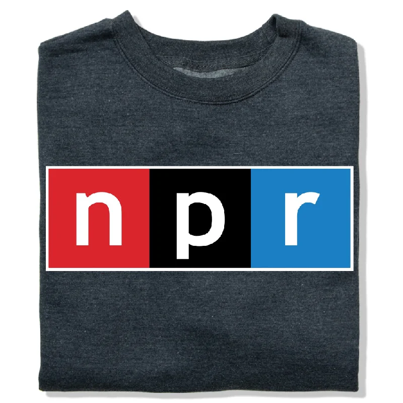 NPR Full Color Logo Navy Crew Sweatshirt