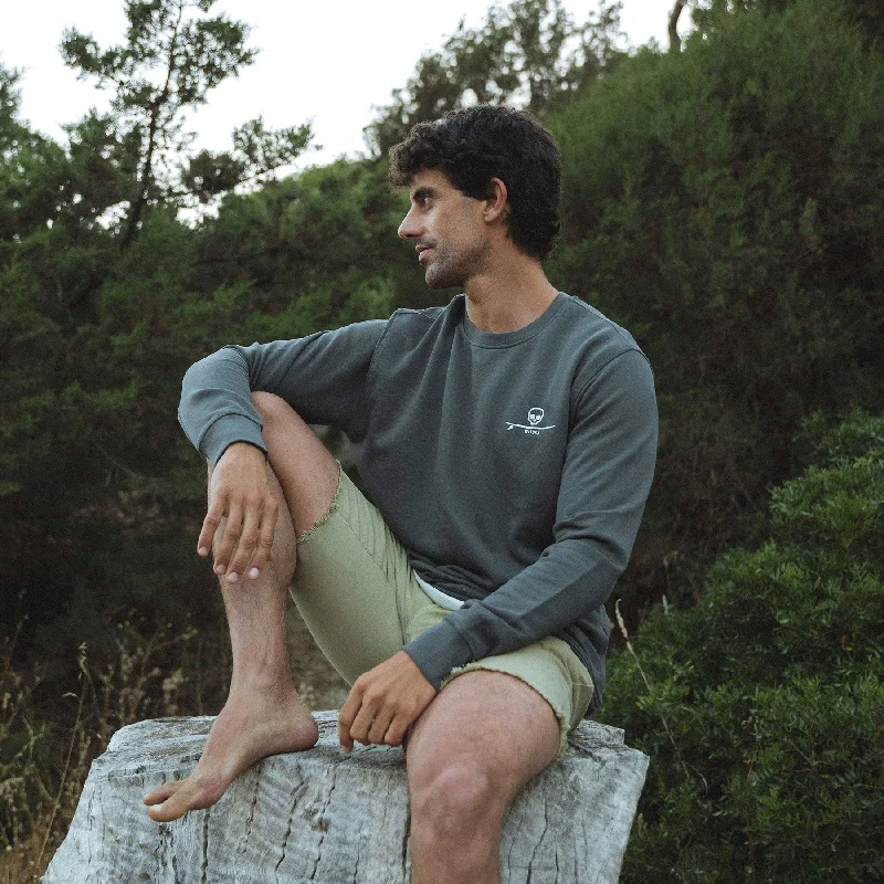 Skull & Surfboard Sweatshirt Lite