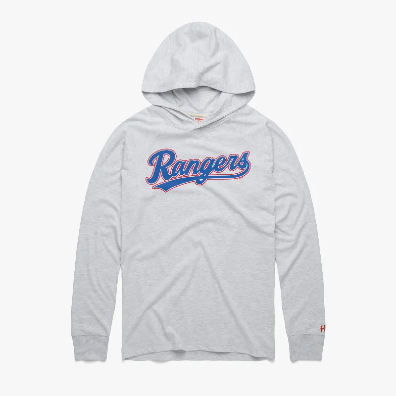 Texas Rangers Jersey Logo Lightweight Hoodie