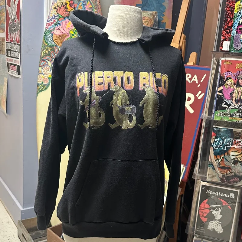 Vintage Puerto Rico Crocodile hooded sweatshirt